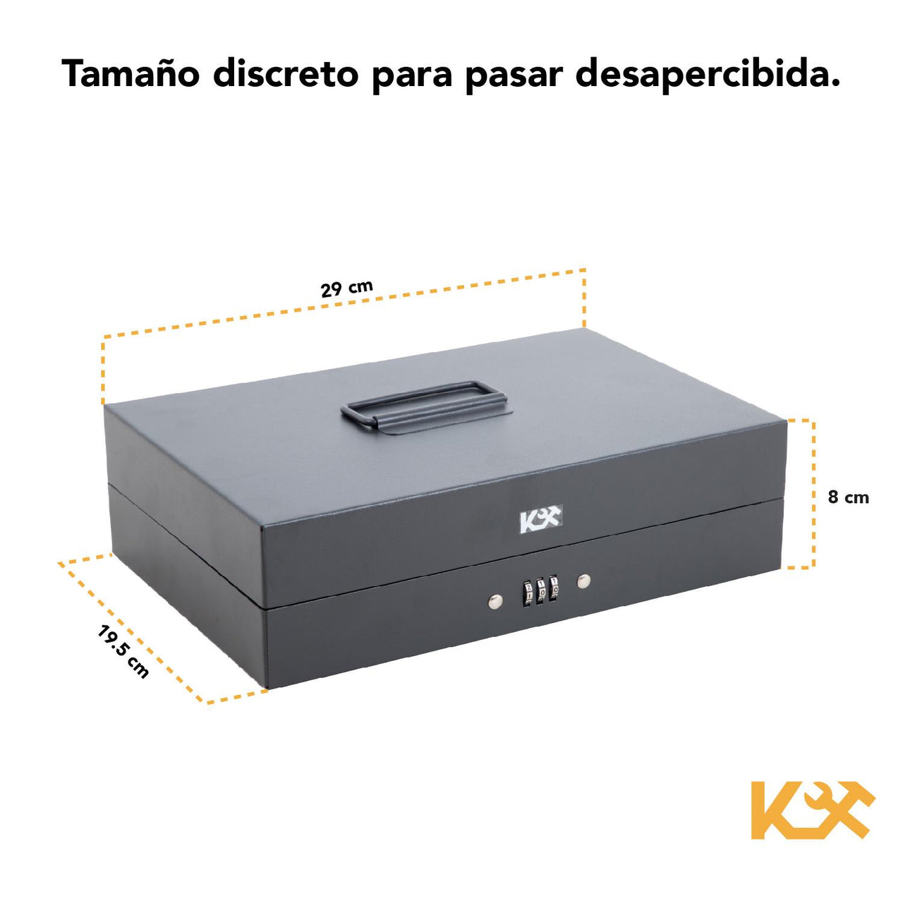 Caja De Dinero Combinación Guardar Monedas Clips De Billetes