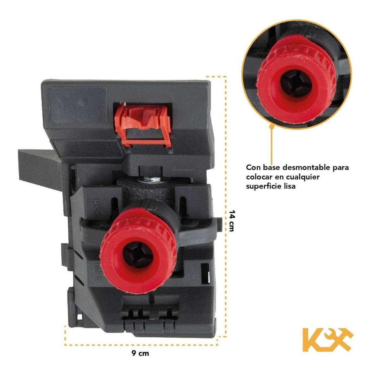 Afilador para Broca Alta Velocidad Taladro 3/32" a 1/2" 403198 Kingsman