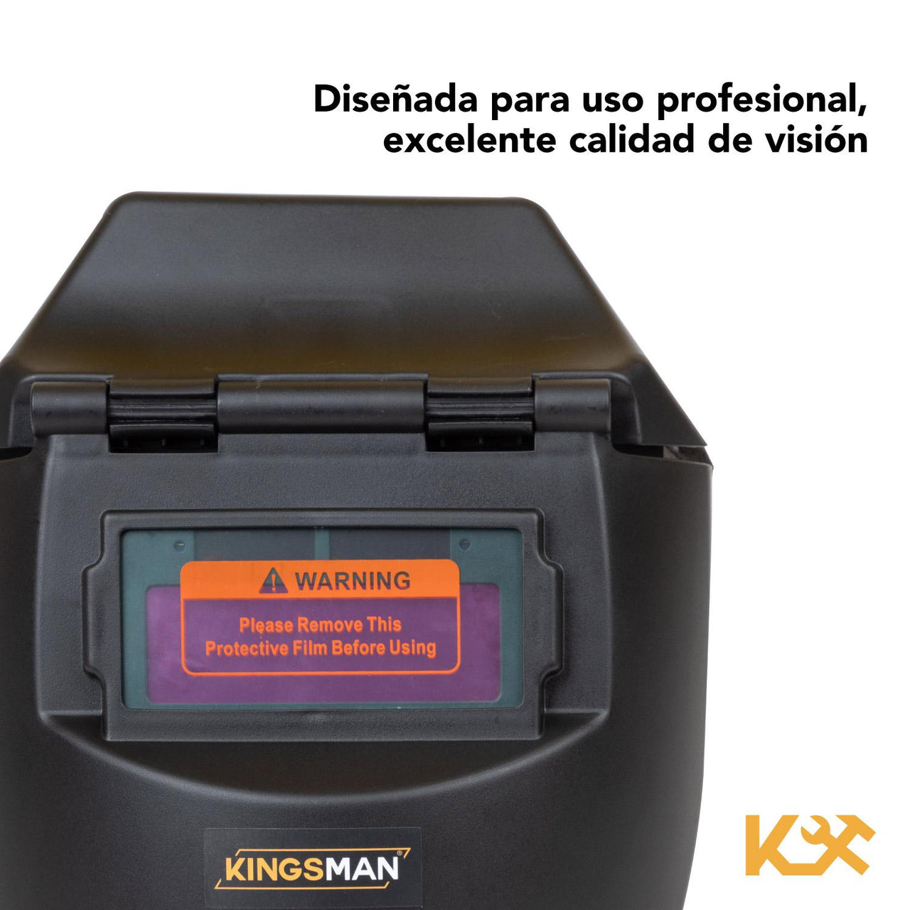 Careta Electrónica Para Soldar Uso Industrial 9-13 Kingsman