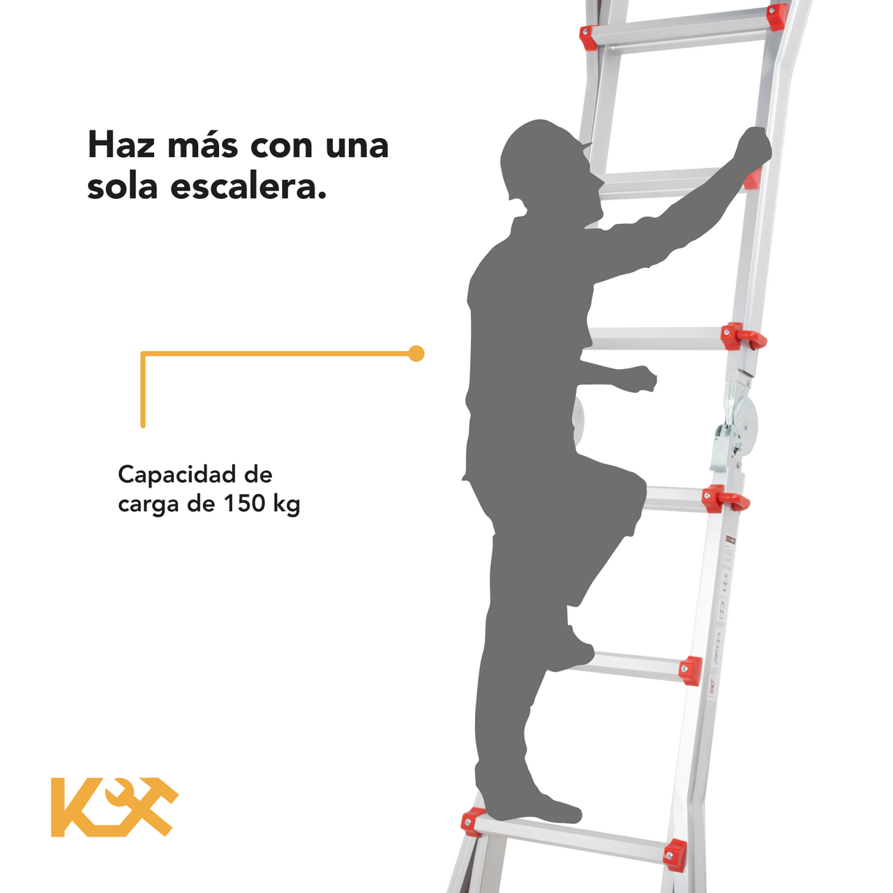 Escalera de aluminio Little Giant 5 Kingsman