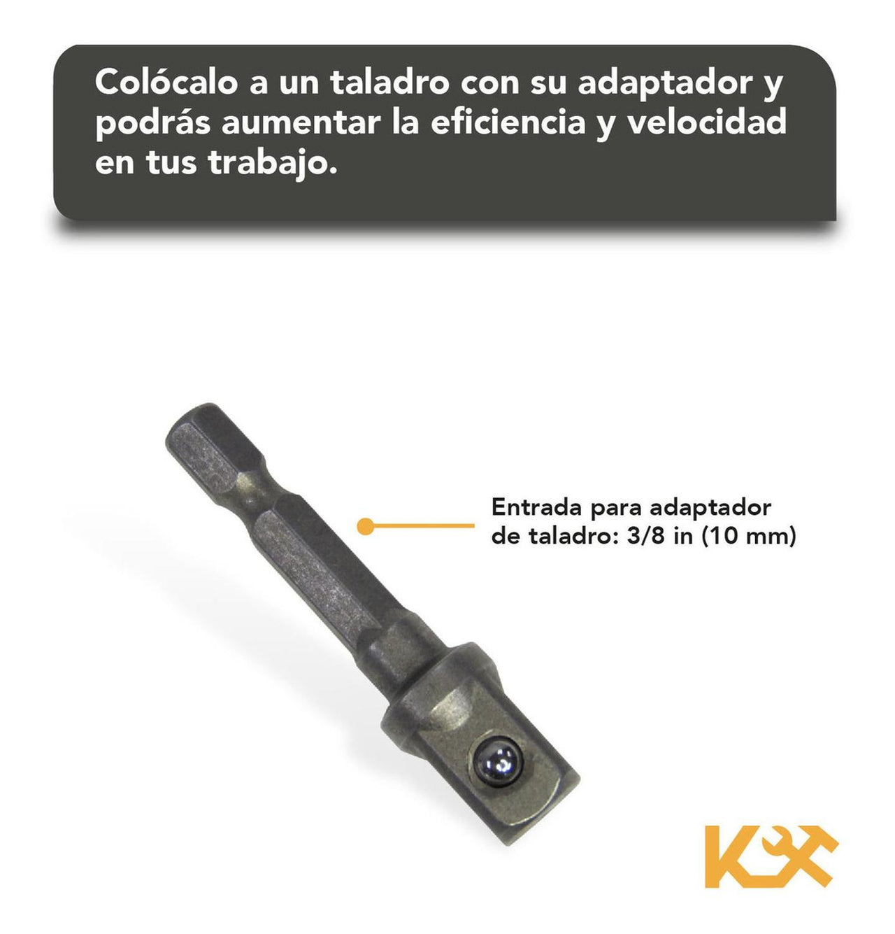 Dado Universal 1/4-3/4" o 7-19 mm Con Matraca Juego de 3 Piezas Kingsman