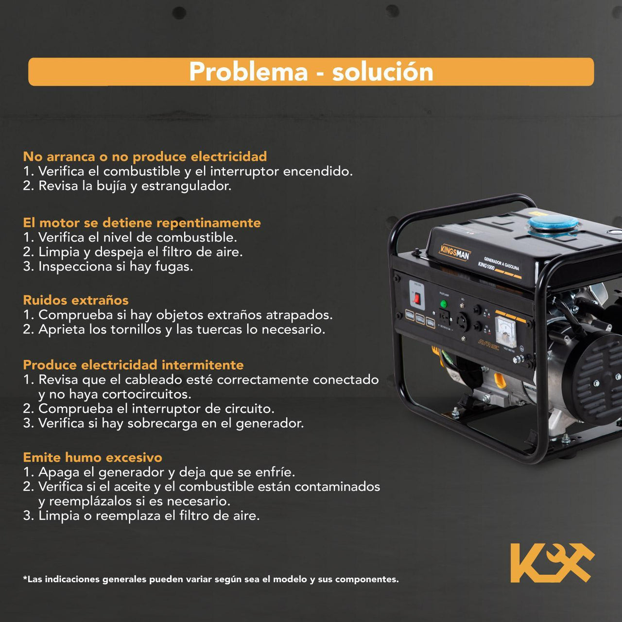 Generador Portatil A Gasolina 110v 2.9Hp Corriente Electrica