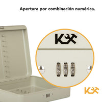 Thumbnail for Caja Metálica Para 36 Llaves De 30 Cm Combinación Kingsman