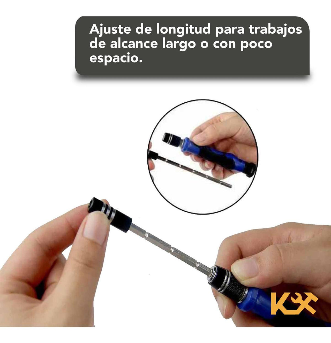 Desarmador Herramientas para Reparacion Celulares Y Equipos Juego 63 Piezas 300161 Kingsman