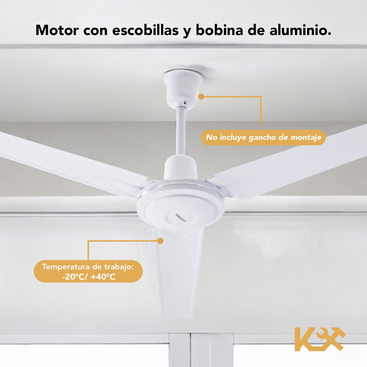 VENTILADOR DE TECHO 56 PULGADAS Kingsman