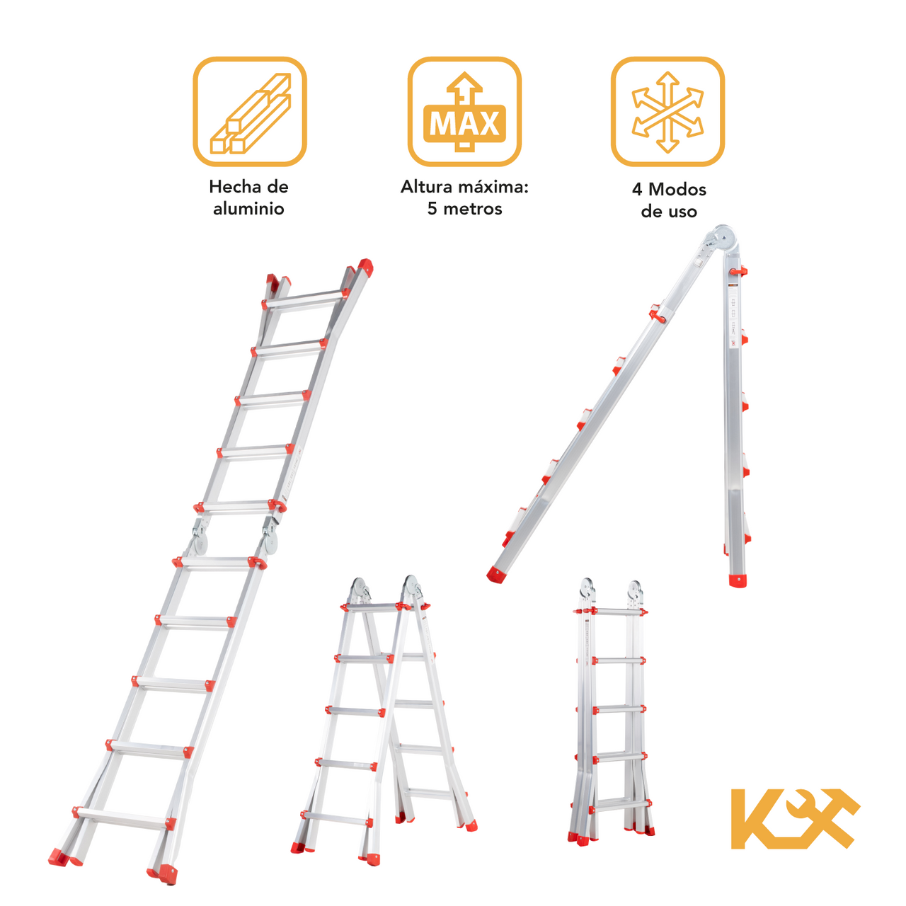 Escalera de aluminio Little Giant 5 Kingsman