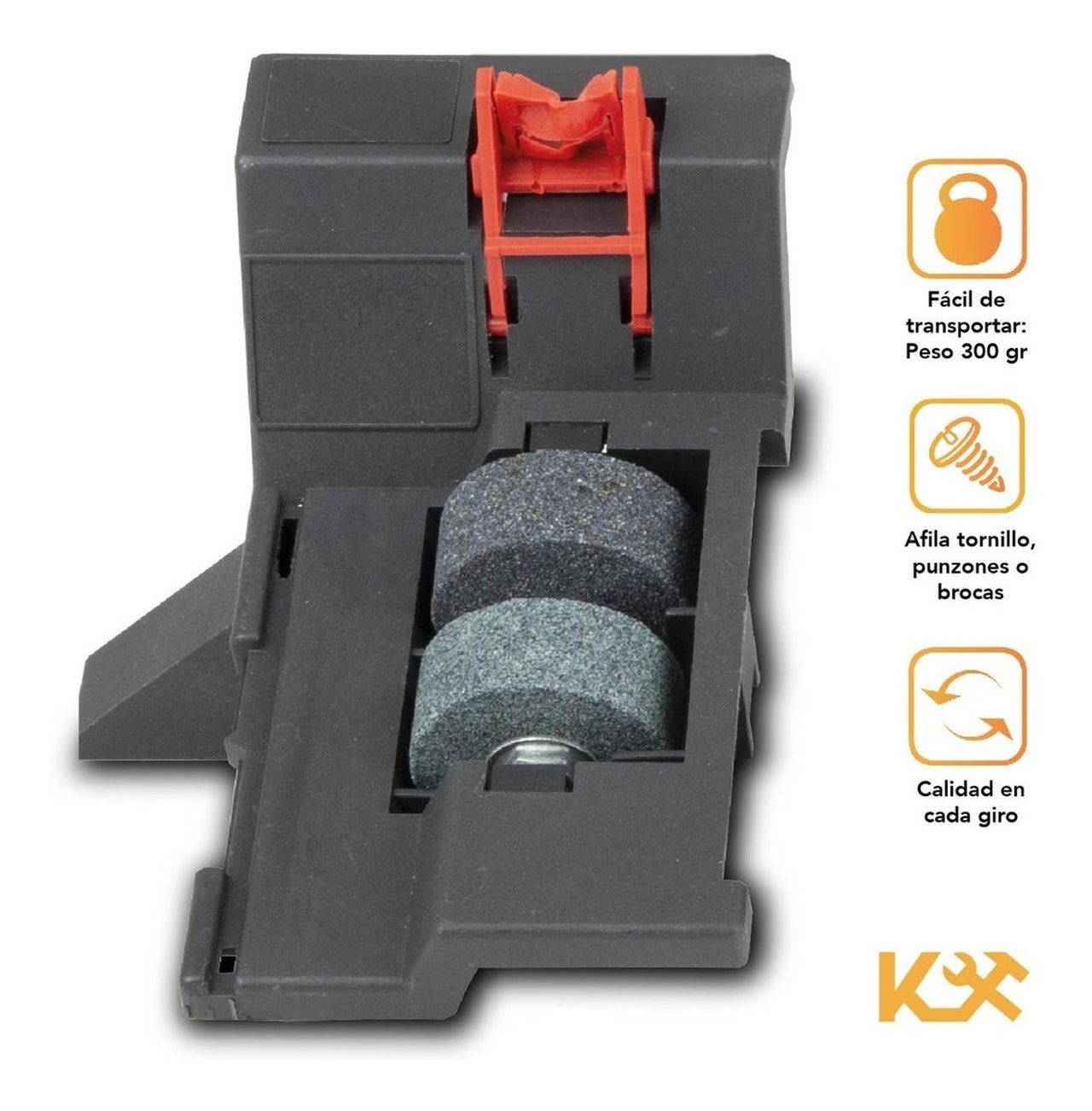 Afilador para Broca Alta Velocidad Taladro 3/32" a 1/2" 403198 Kingsman