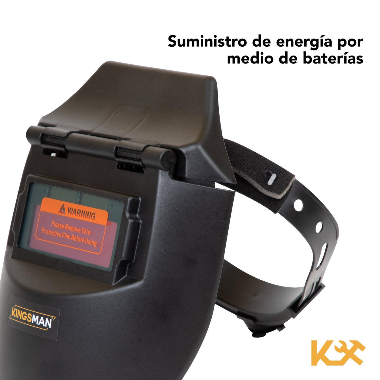 Careta Electrónica Para Soldar Uso Industrial 9-13 Kingsman