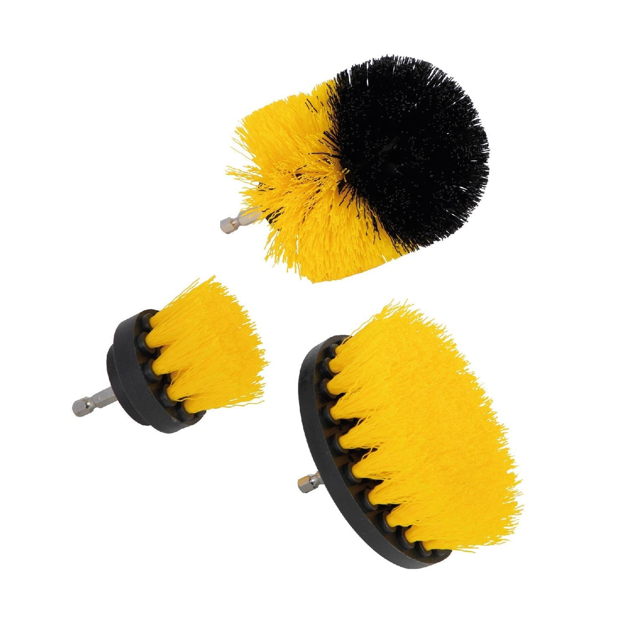 Cepillo para Taladro Juego 3 Piezas para Limpieza Cerdas Multiusos 300158 Kingsman300158