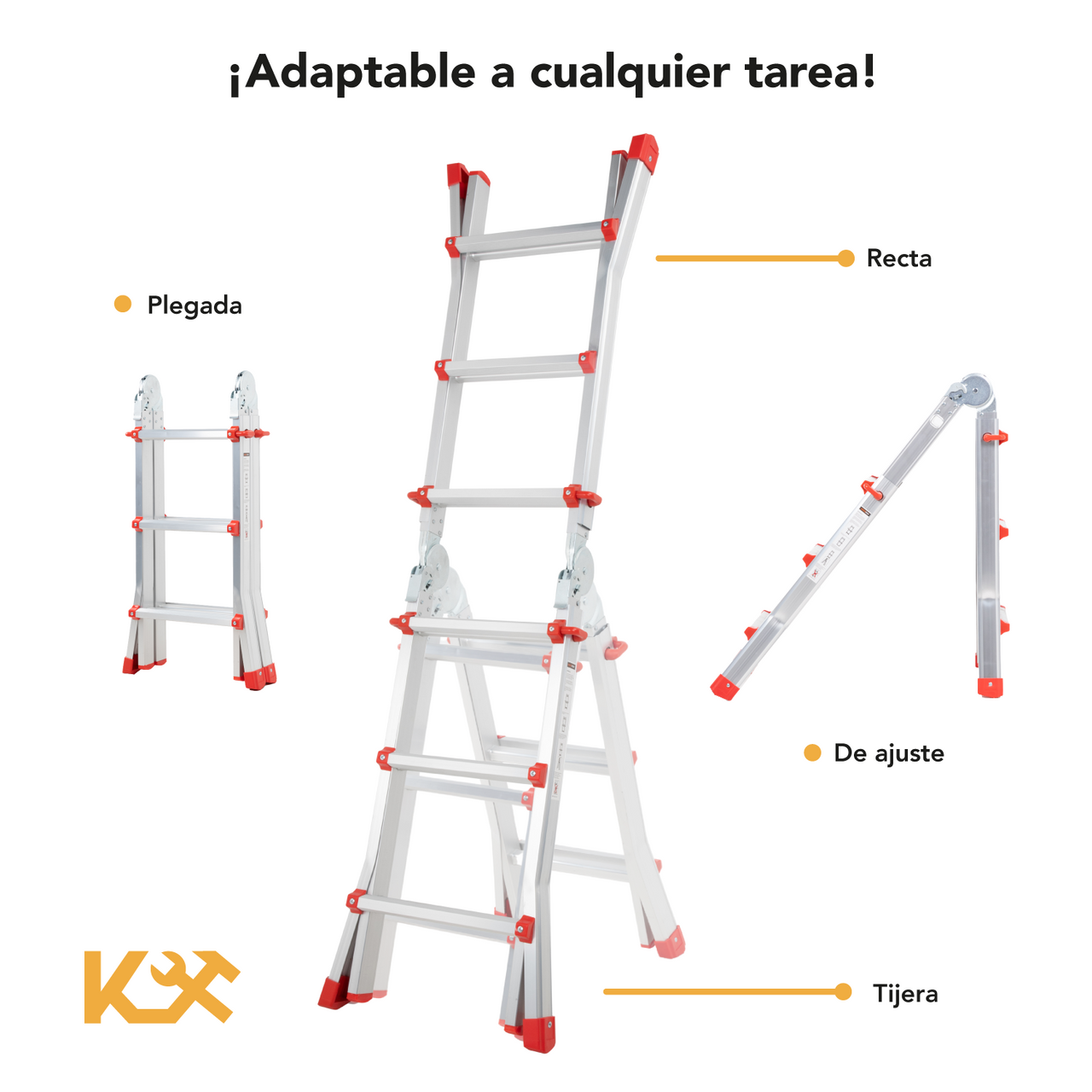 Escalera de aluminio Little Giant 3 Kingsman