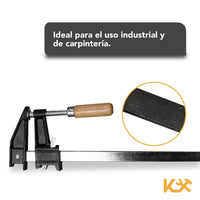 Thumbnail for Prensa Sargento 18In Para Madera Carpinteria Kit 4 Piezas