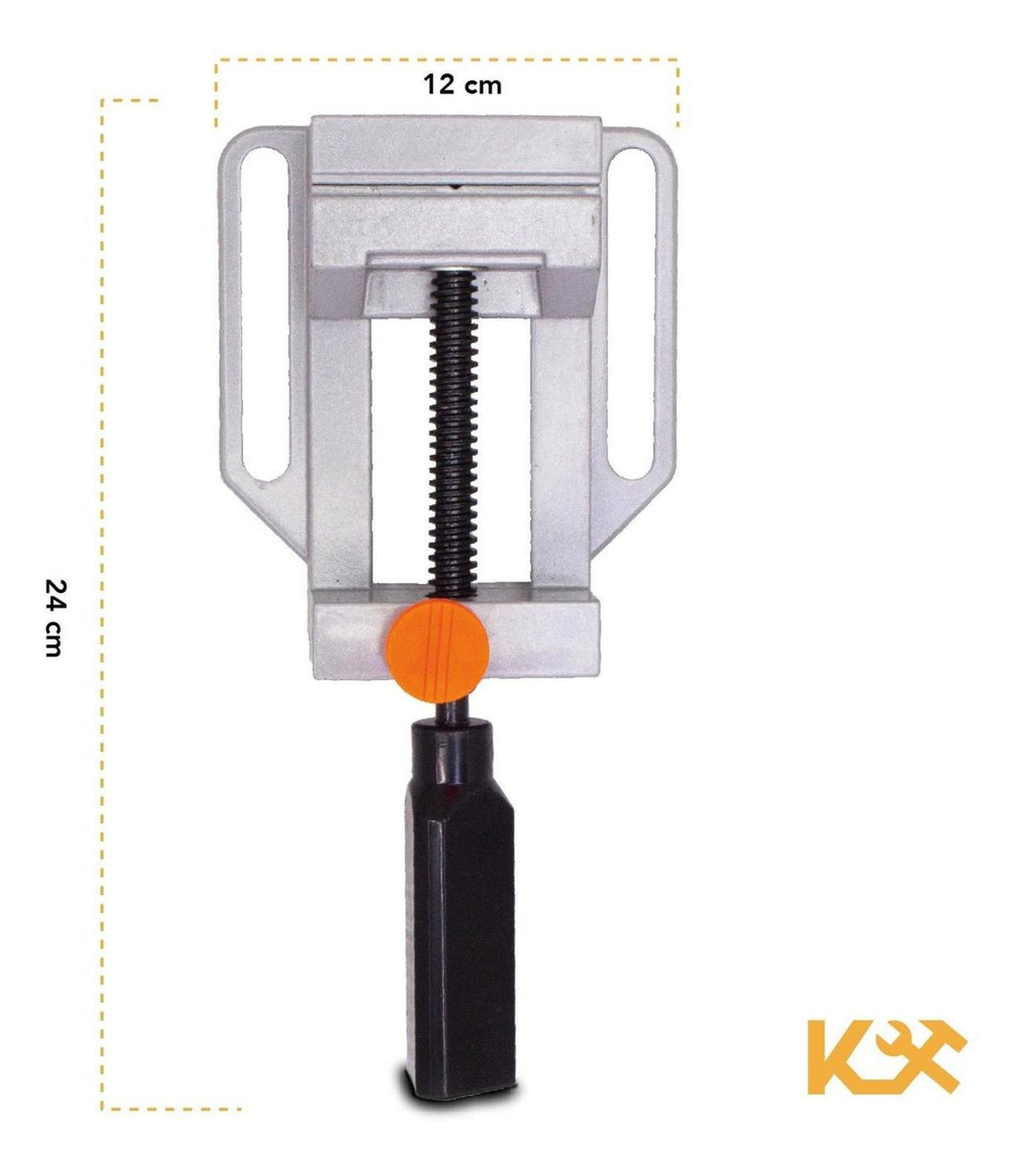 Morsa Plana De Banco 70 mm Agarre Rapido con Tornillos 405100a Kingsman