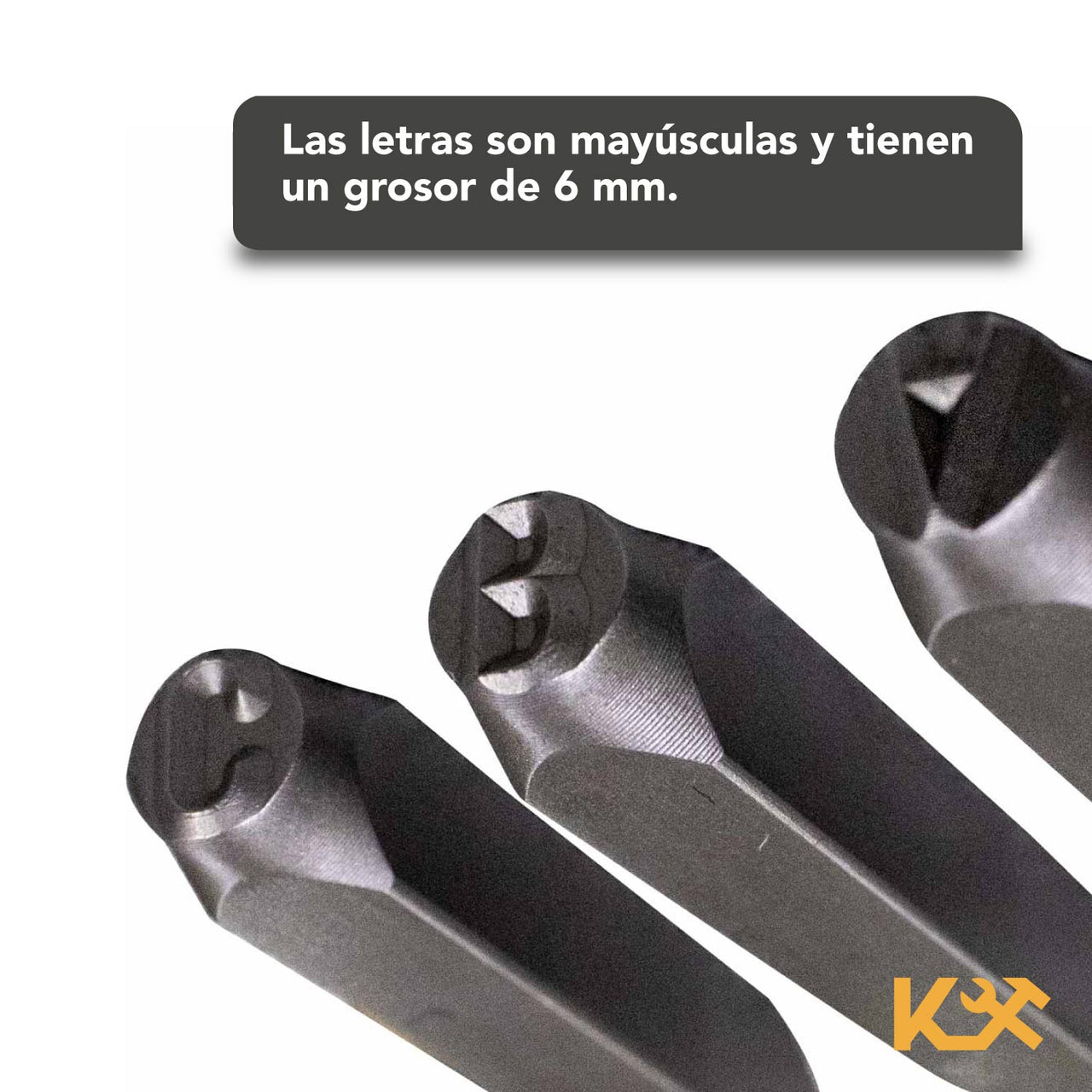 Punzon Letra y Número Juego con 36 Piezas 6 mm Kingsman300331